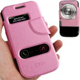 Case Flip Samsung Galaxy S IV Zoom C1010  Pink