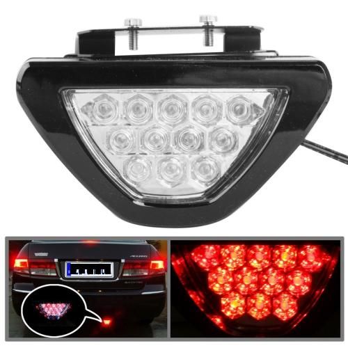 Lâmpada de freio para veículos Red 12 LED  (DC 12V)