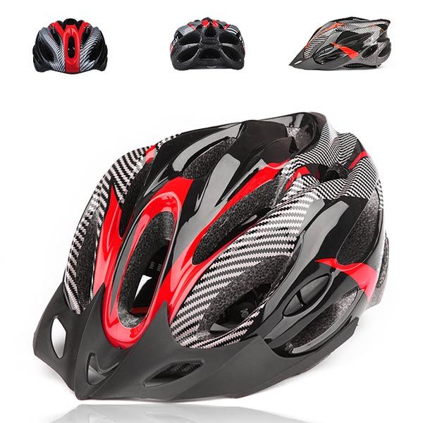 Capacete Para Ciclismo MTB Com 19 Vents - Vermelho