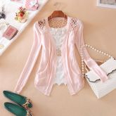 Cardigan Constatin  In Lace Fashion 2014 Pink