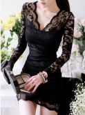 Vestido Lace Sexy Sensation Black